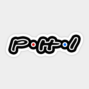 Phi Retro Sticker